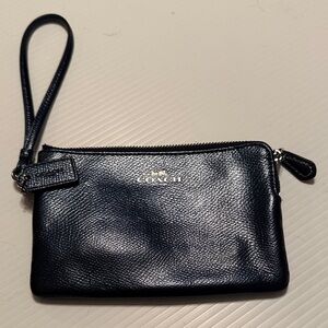 Coach Midnight Blue Wristlet